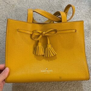 Kate Spade Mustard Leather Satchel